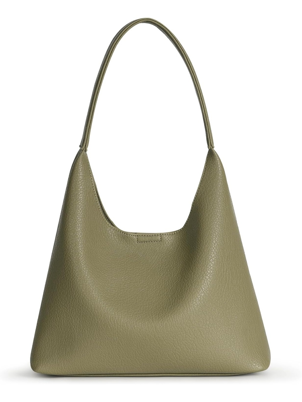 〽️ Women's Olive Green Vegan Leather Hobo Small Purse Imported Shoulder Bag